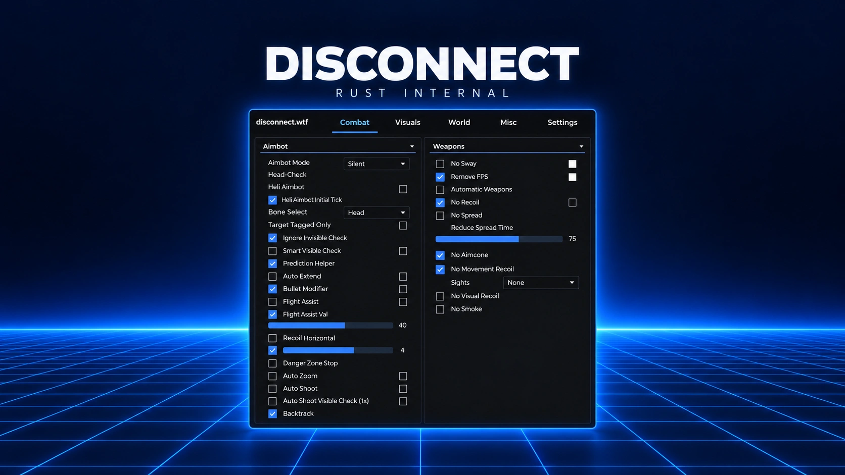 Disconnect Rust Internal